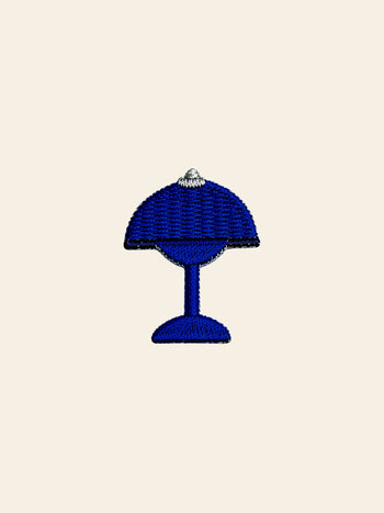 Stacked Store Blue Lamp Patch