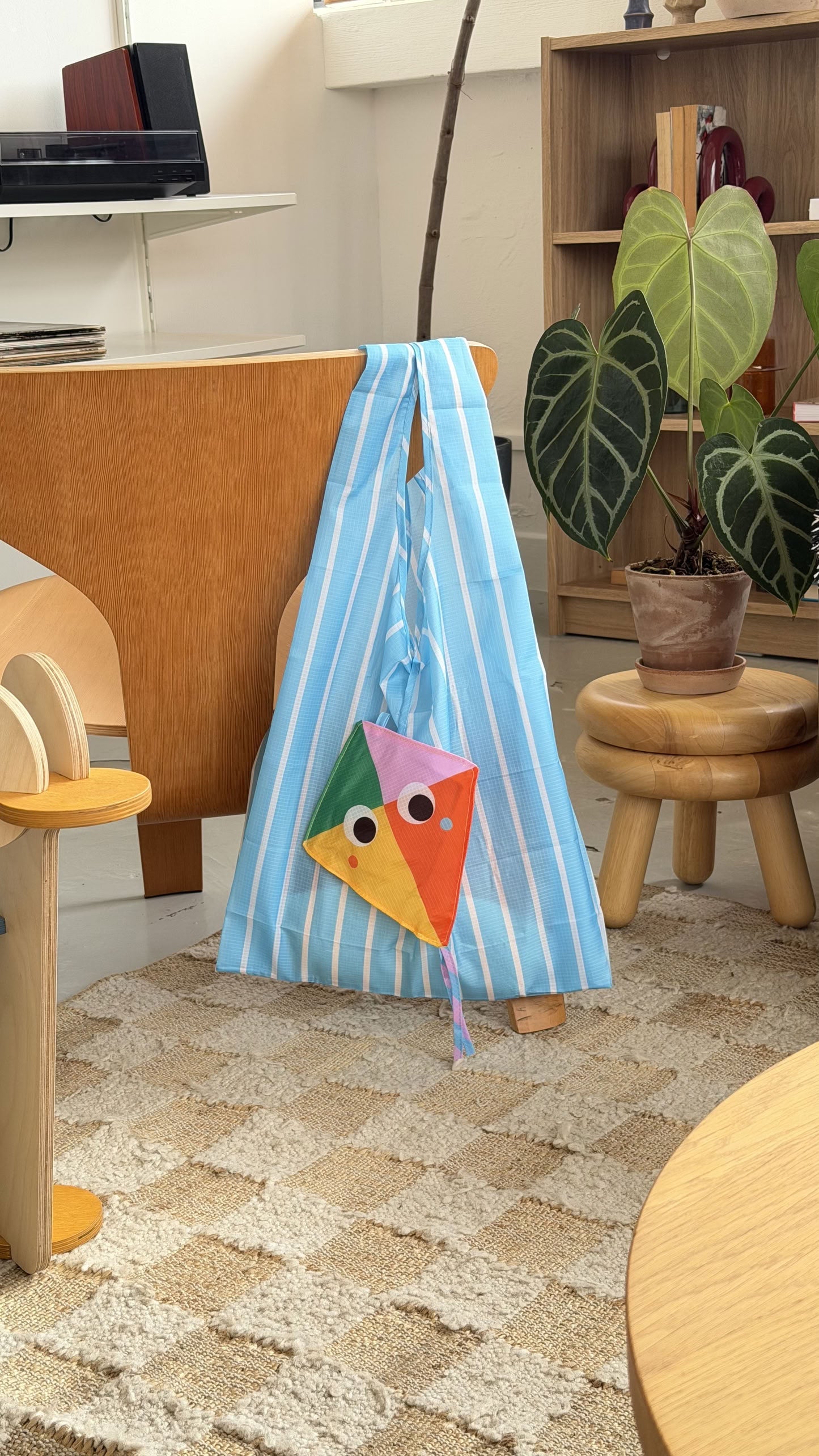 Stacked Store Breezy Days Kite Tote Bag