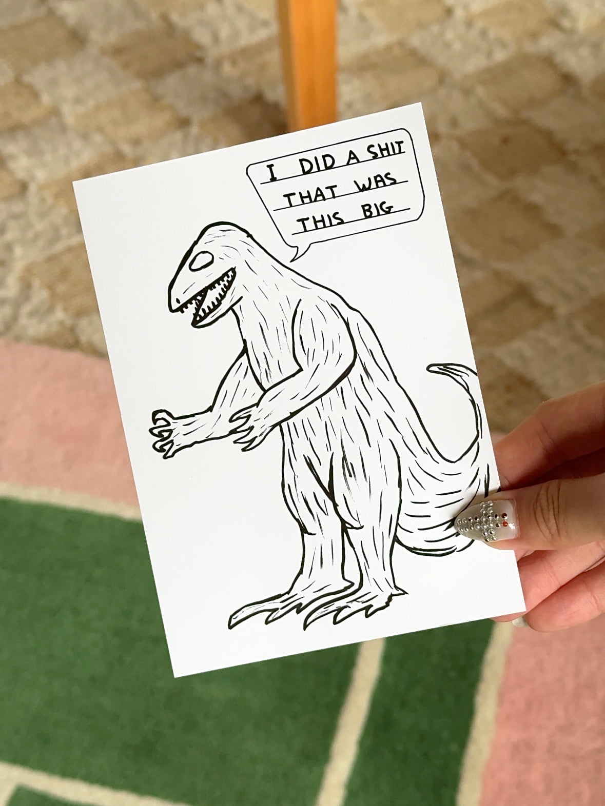 Dinosaur Shit Gift Card (Physical)