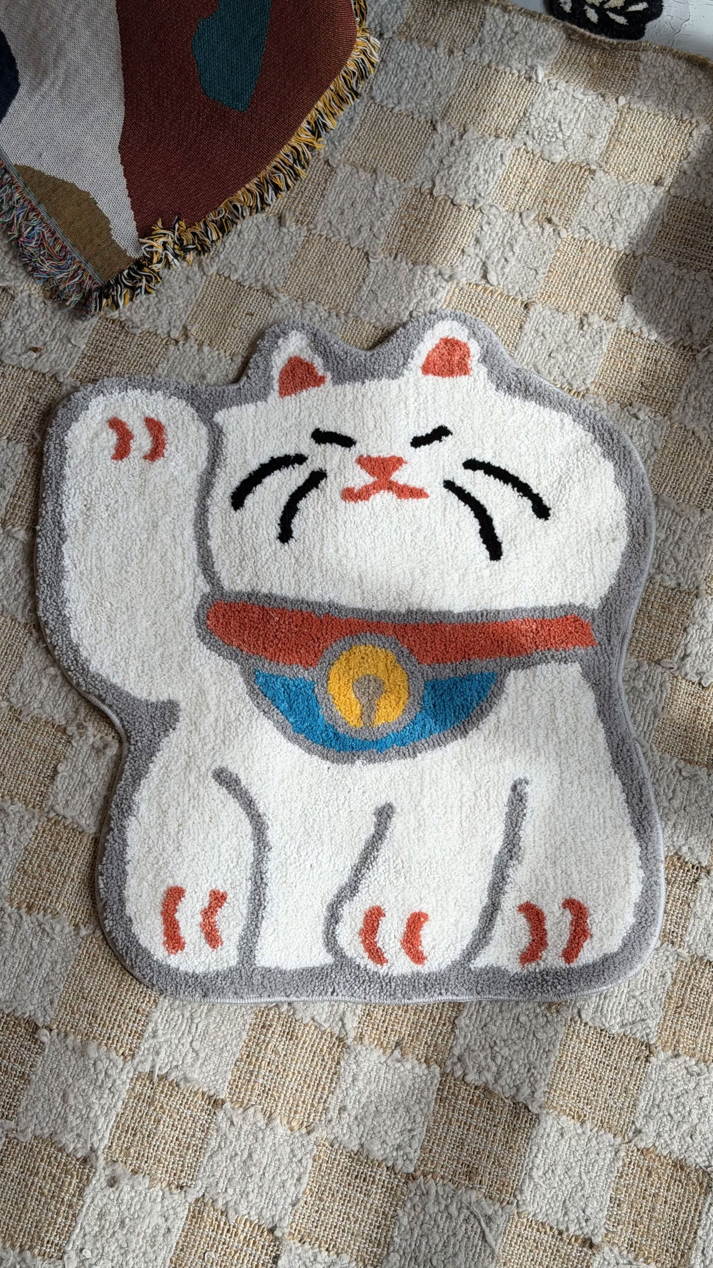 Stacked Store Fortune Cat Rug