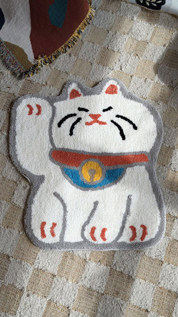 Stacked Store Fortune Cat Rug