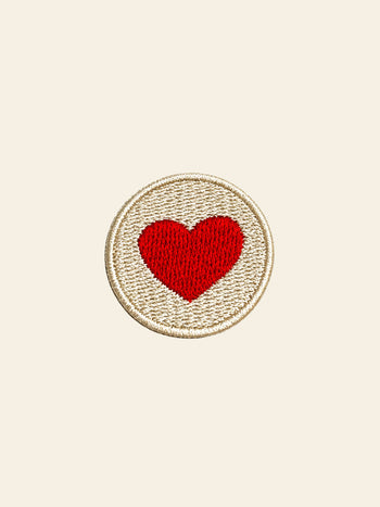 Stacked Store Heart Eyes Patch