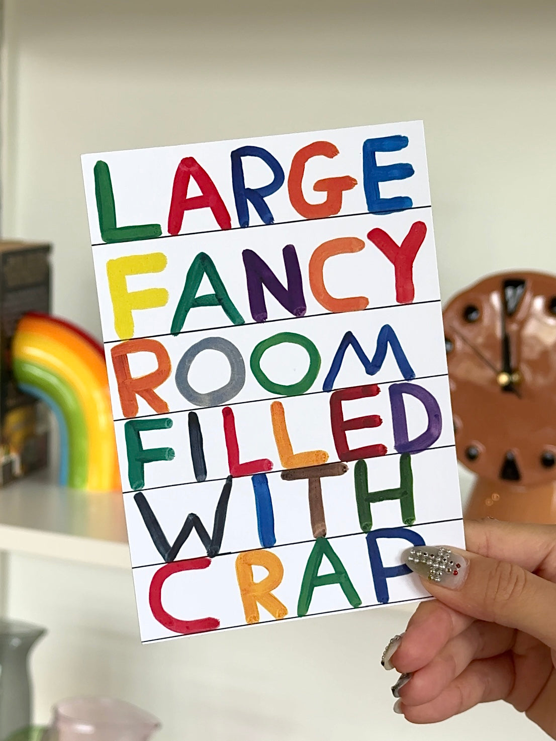 Large Fancy Room Gift Card (Physical)