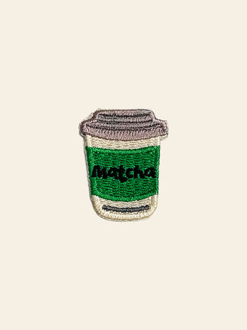 Stacked Store Matcha To-Go Cup Patch