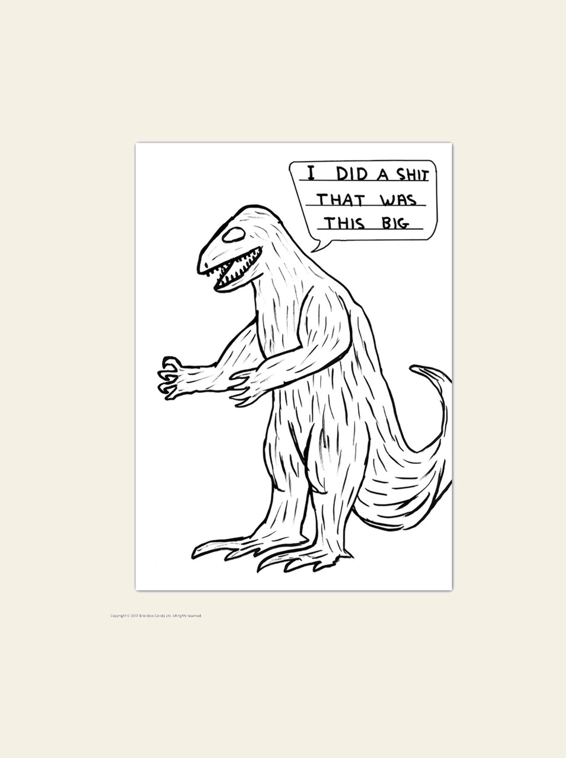 Stacked Store Physical Gift Card Dinosaur Shit