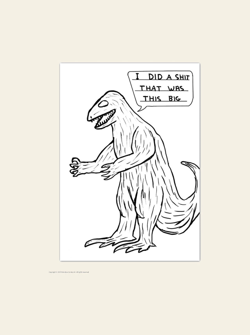 Dinosaur Shit Gift Card (Physical)