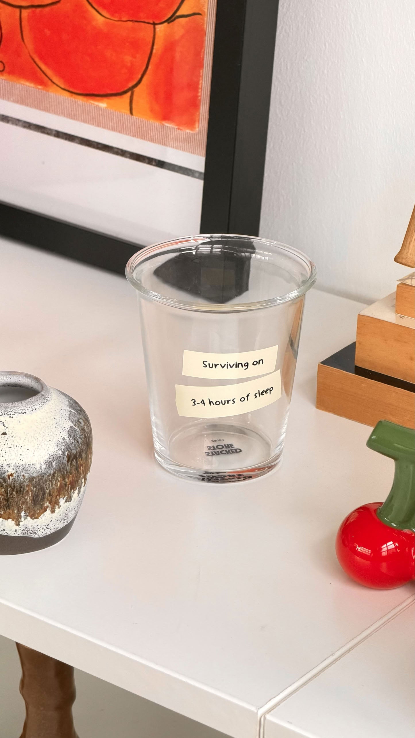 Stacked Store Reality Check Cup Surviving On 3-4 Hours Of Sleep