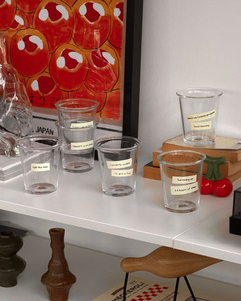 Stacked Store Reality Check Cups Set of 6