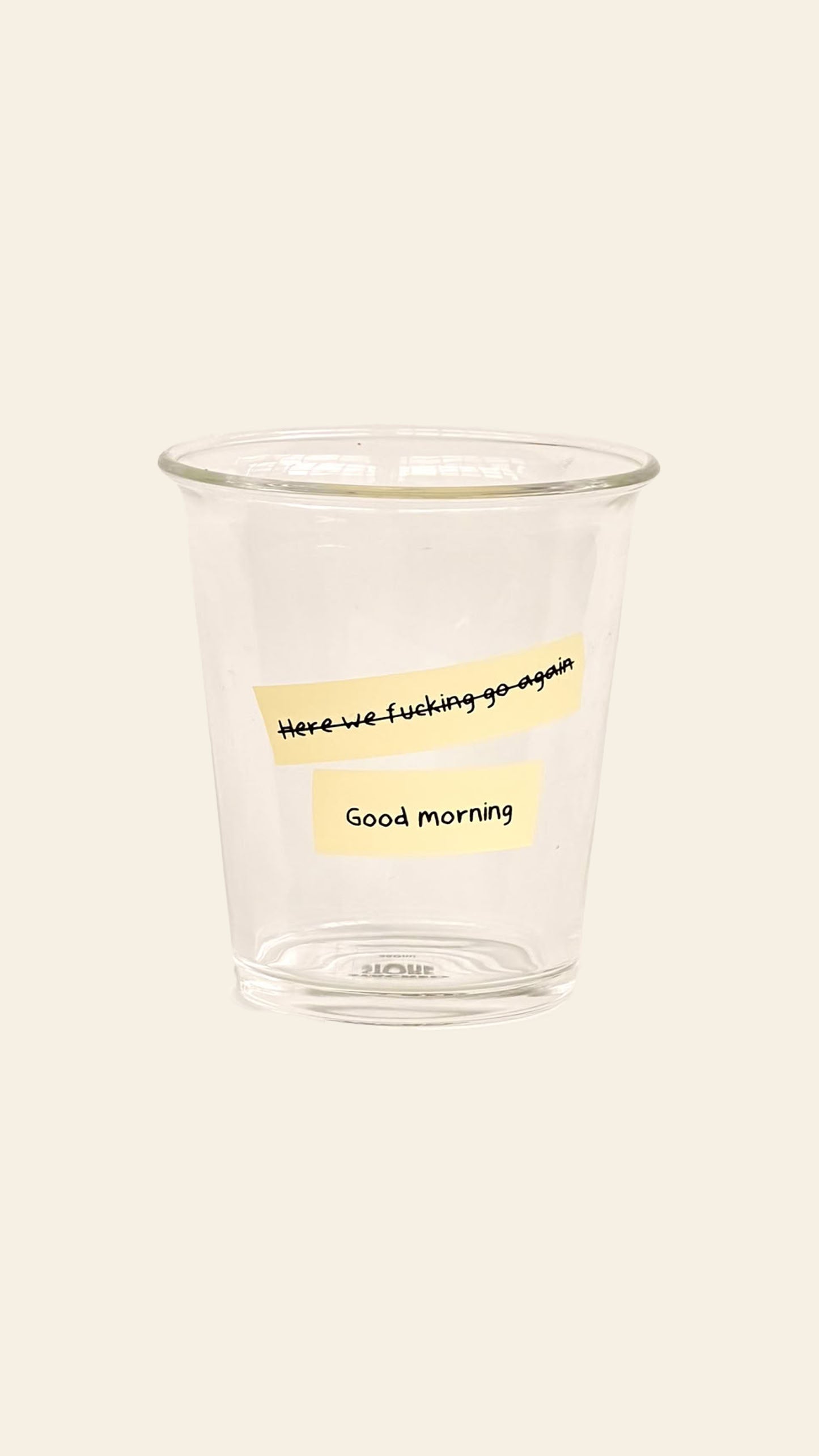 Stacked Store Reality Check Cups Set of 6