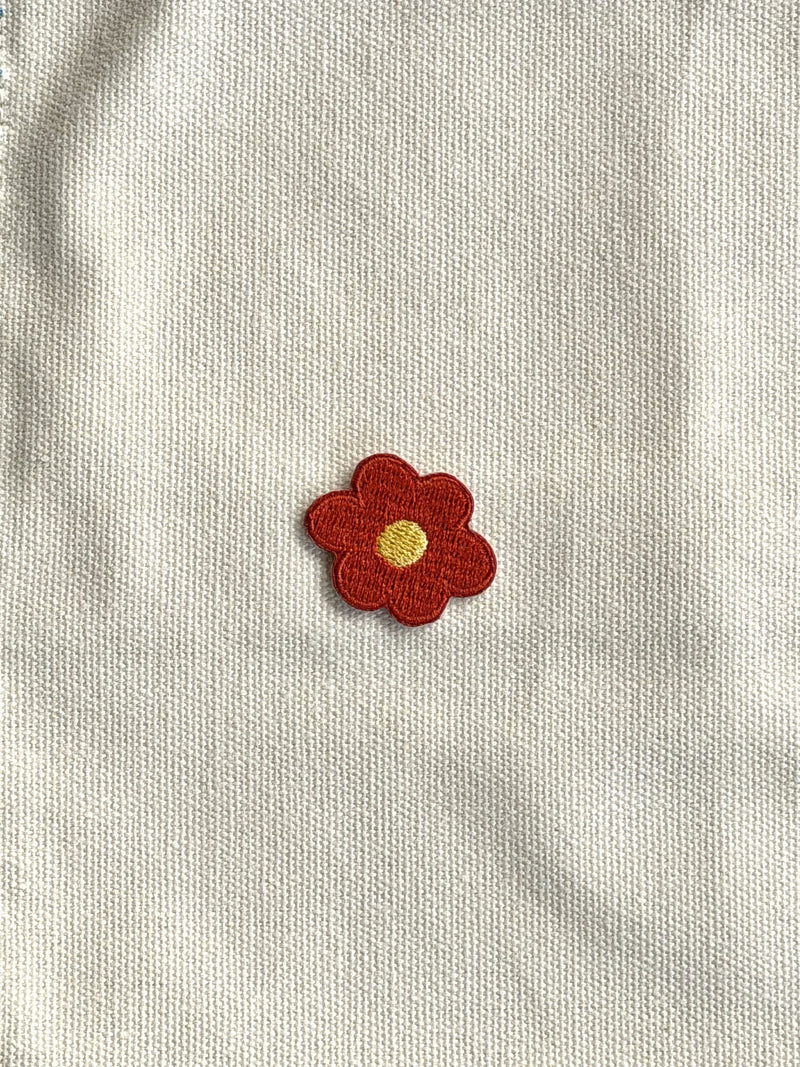Stacked Store Red Flower Patch