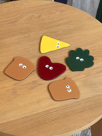 Stacked Store Stacked Store x Don't Runaway Sandwich Coasters, Set of 5