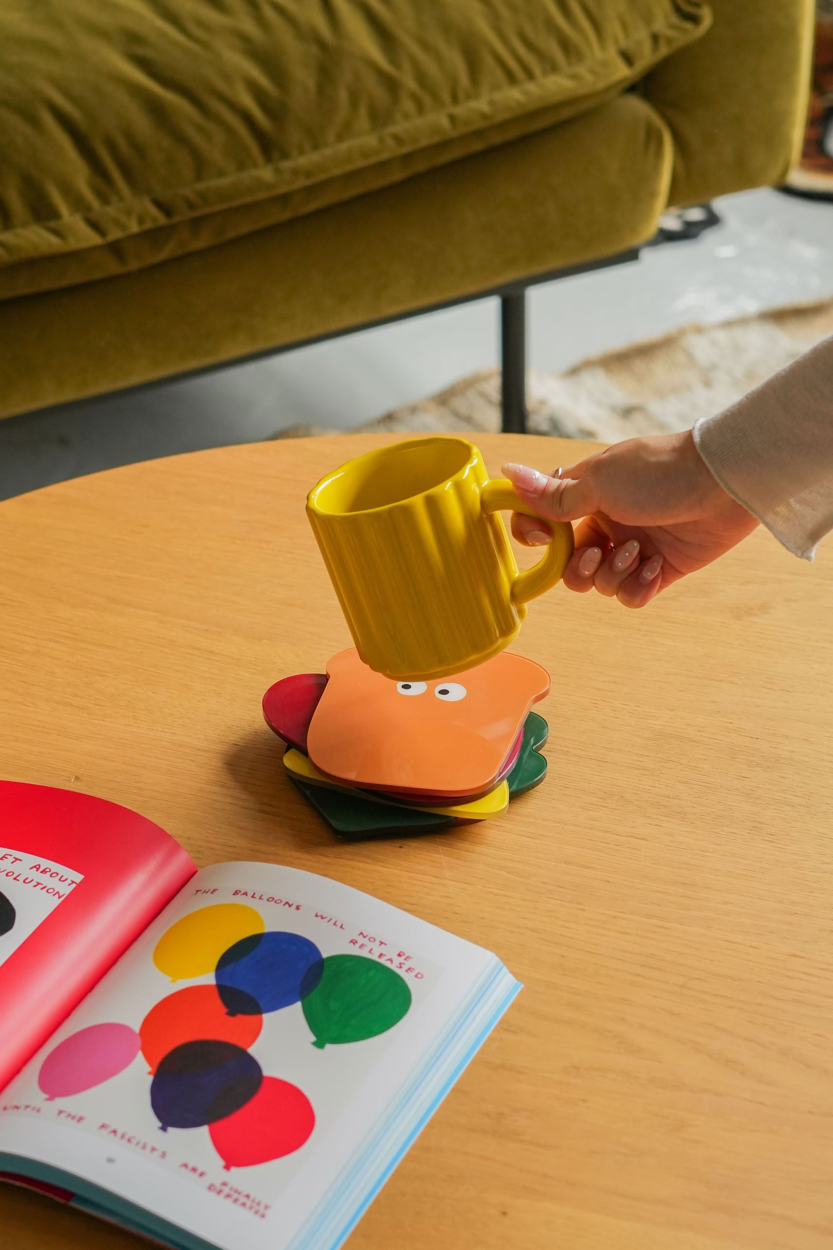 Stacked Store Stacked Store x Don't Runaway Sandwich Coasters Set of 5