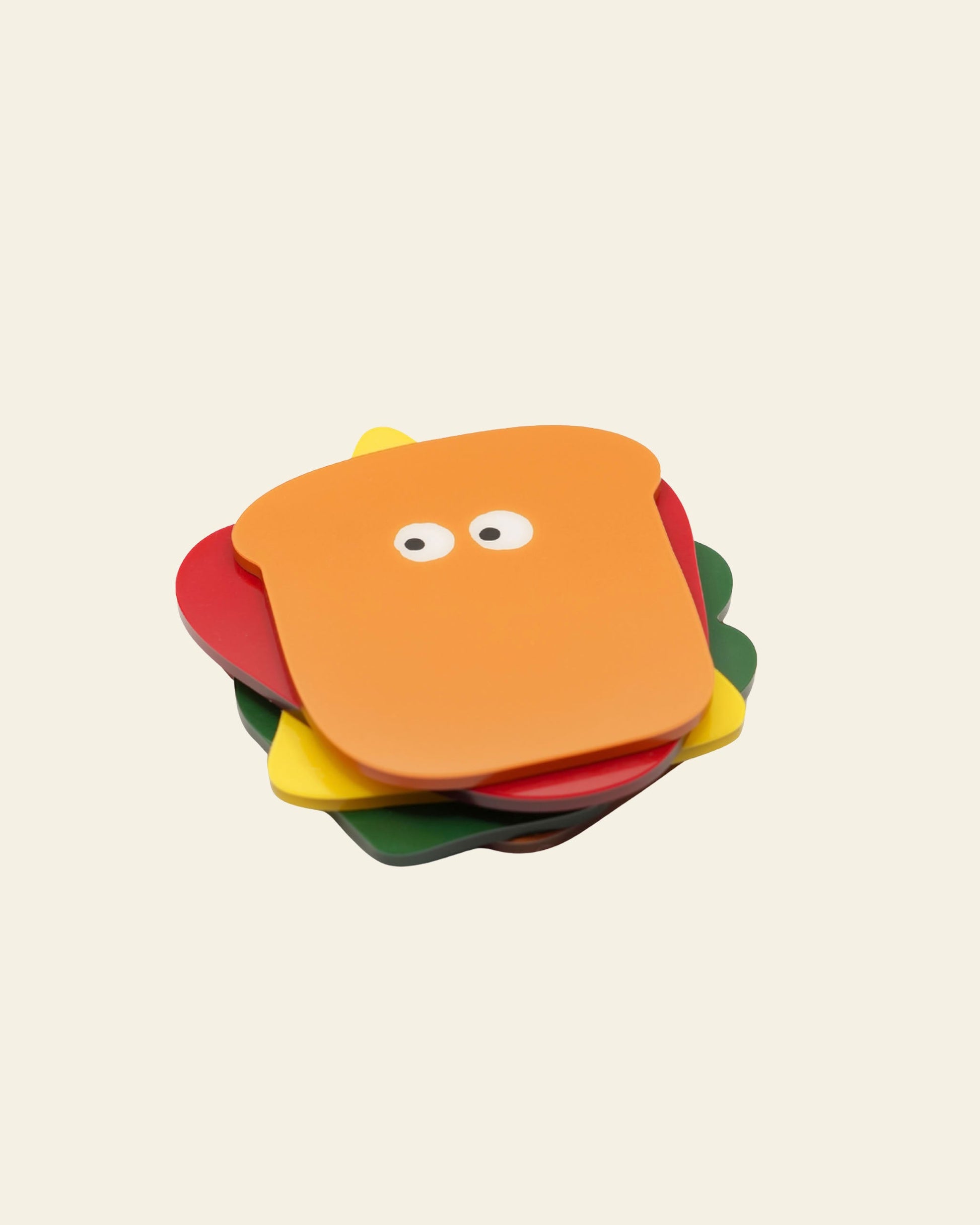 Stacked Store Stacked Store x Don't Runaway Sandwich Coasters Set of 5