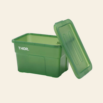 THOR Mini Totes Box With Lid DC Clear Green