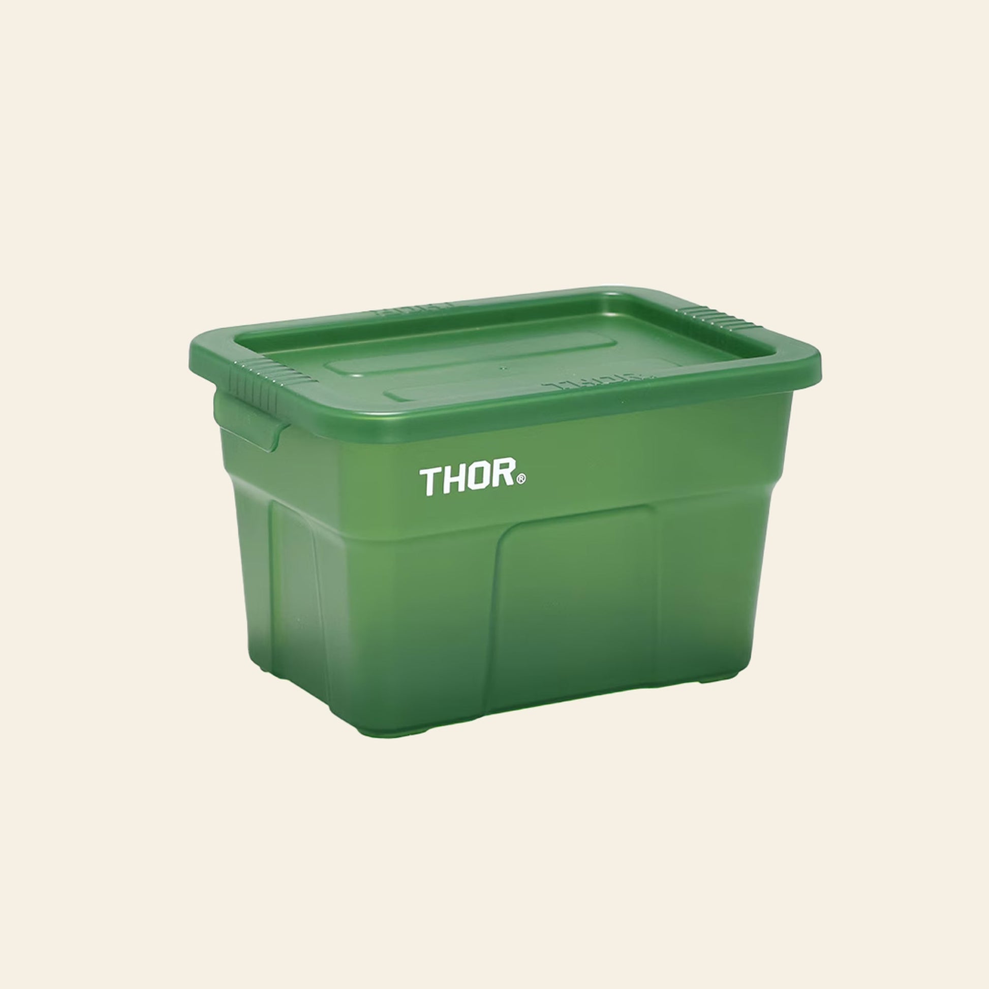 THOR Mini Totes Box With Lid DC Clear Green