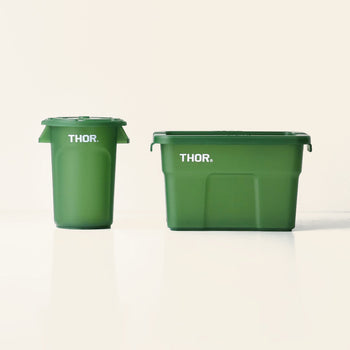 THOR Mini Totes Box With Lid DC Clear Green