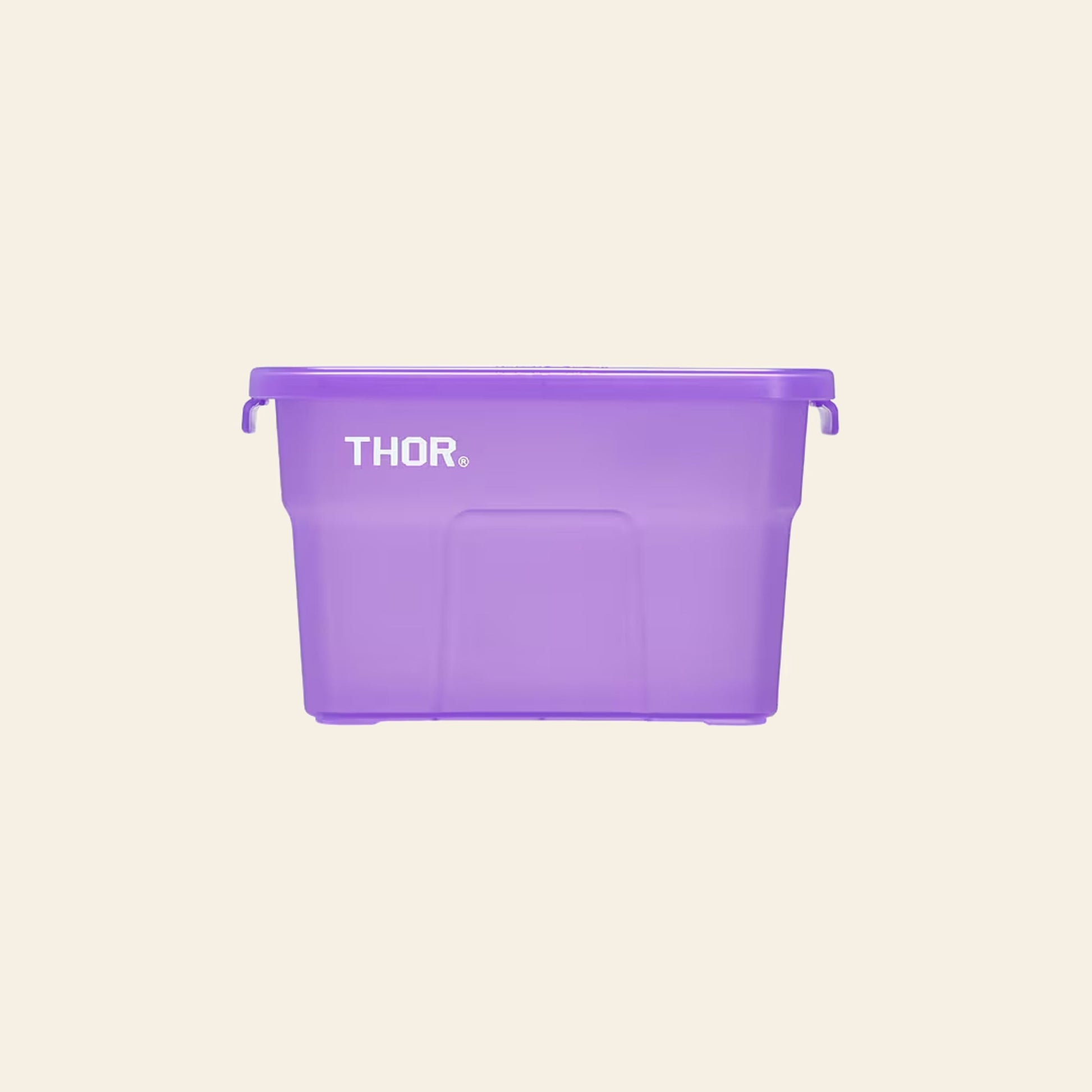 THOR Mini Totes Box With Lid DC Clear Purple