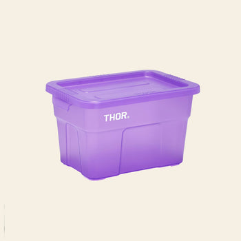 THOR Mini Totes Box With Lid DC Clear Purple