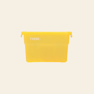 THOR Mini Totes Box With Lid DC Clear Yellow