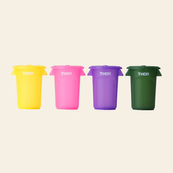 THOR Round Mini Container DC Clear Green