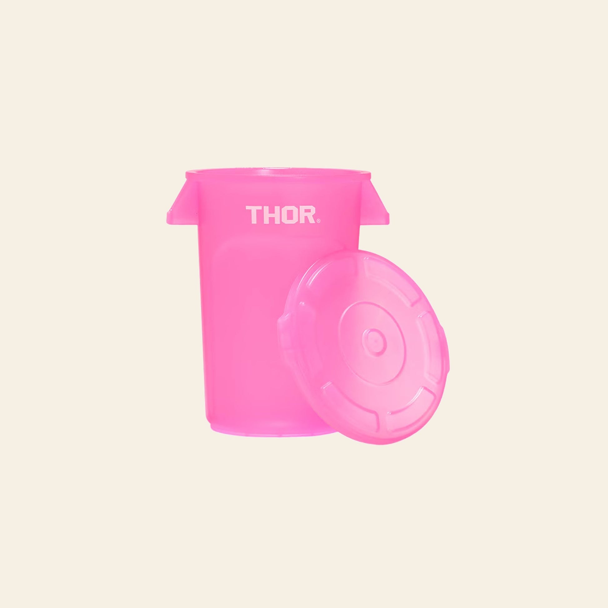 THOR Round Mini Container DC Clear Pink
