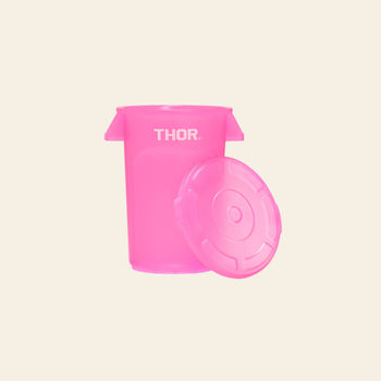 THOR Round Mini Container DC Clear Pink