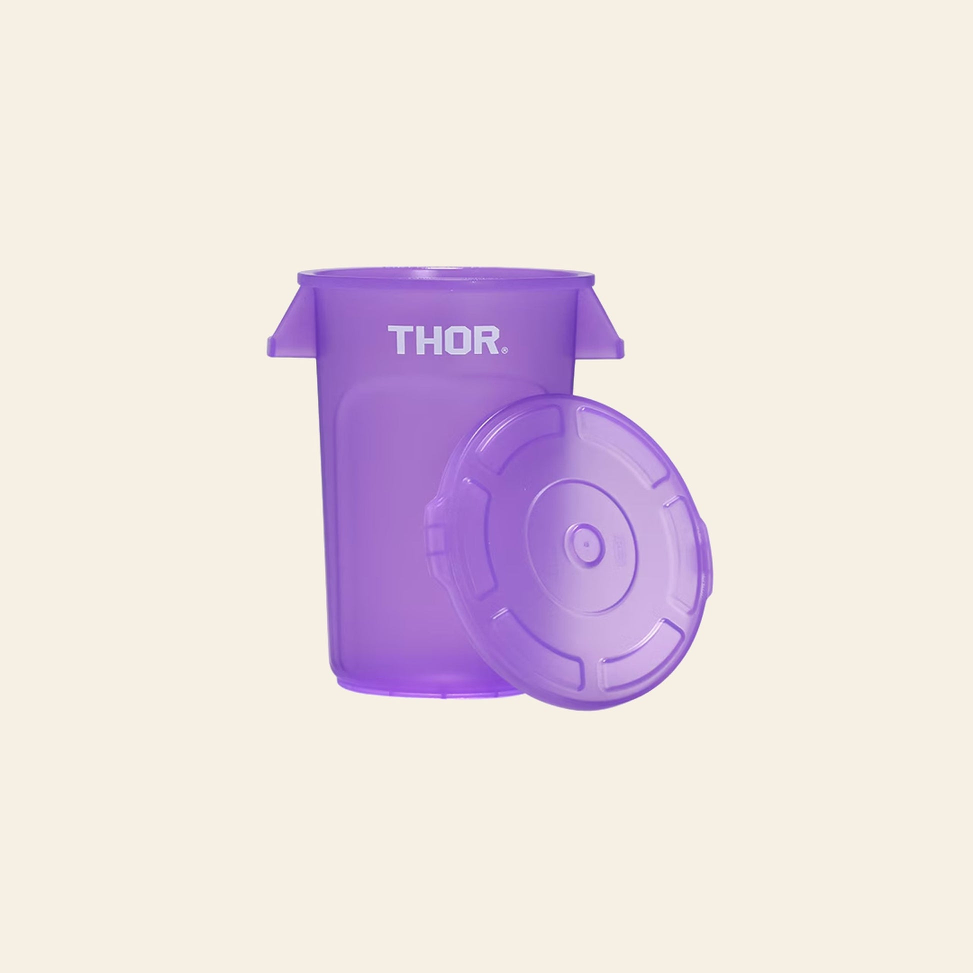 THOR Round Mini Container DC Clear Purple