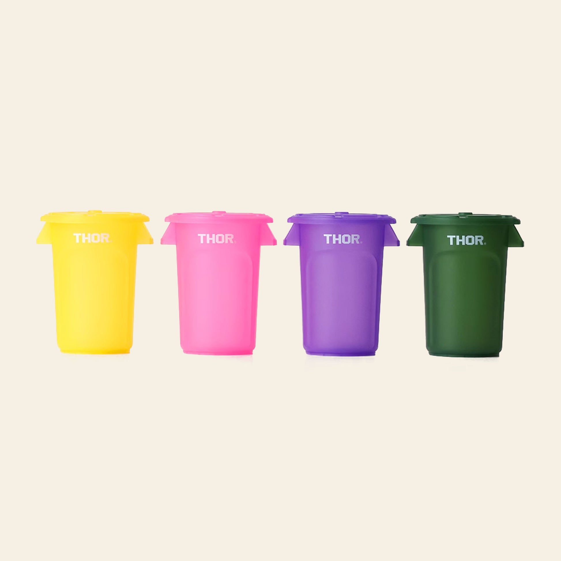 THOR Round Mini Container DC Clear Purple