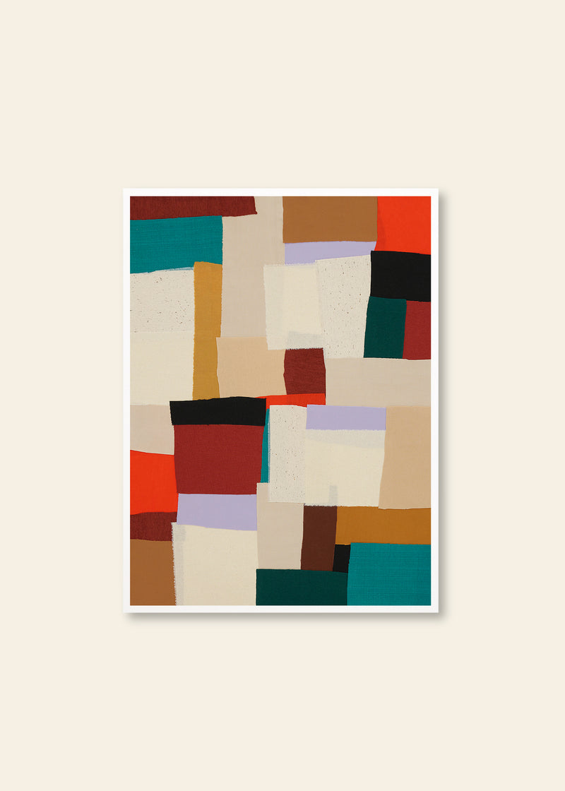 Atelier Cph - Fields 艺术画 (30x40)
