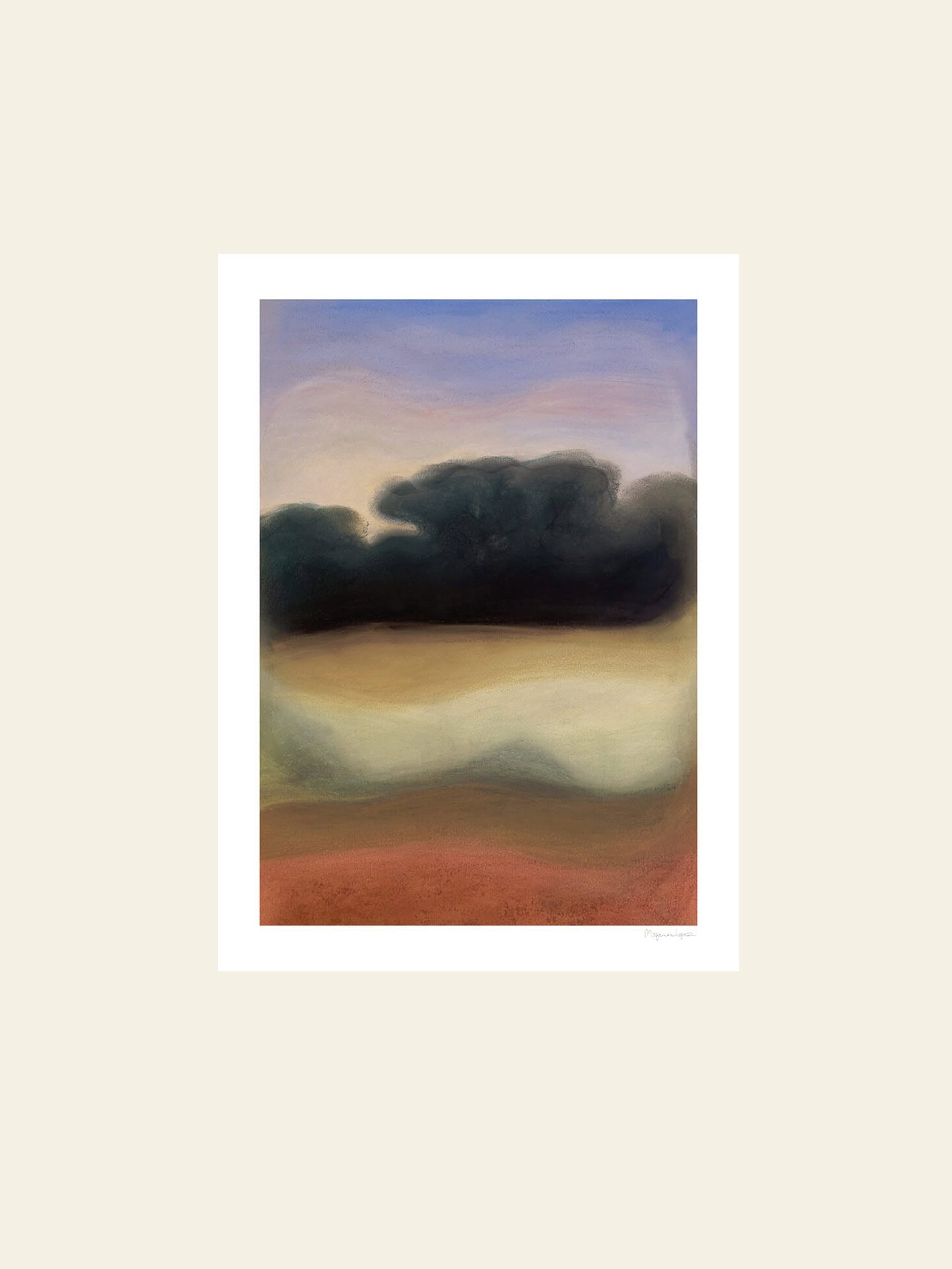 The Poster Club Berit Mogensen Lopez Landshape Tribute 02 (30x40) Poster
