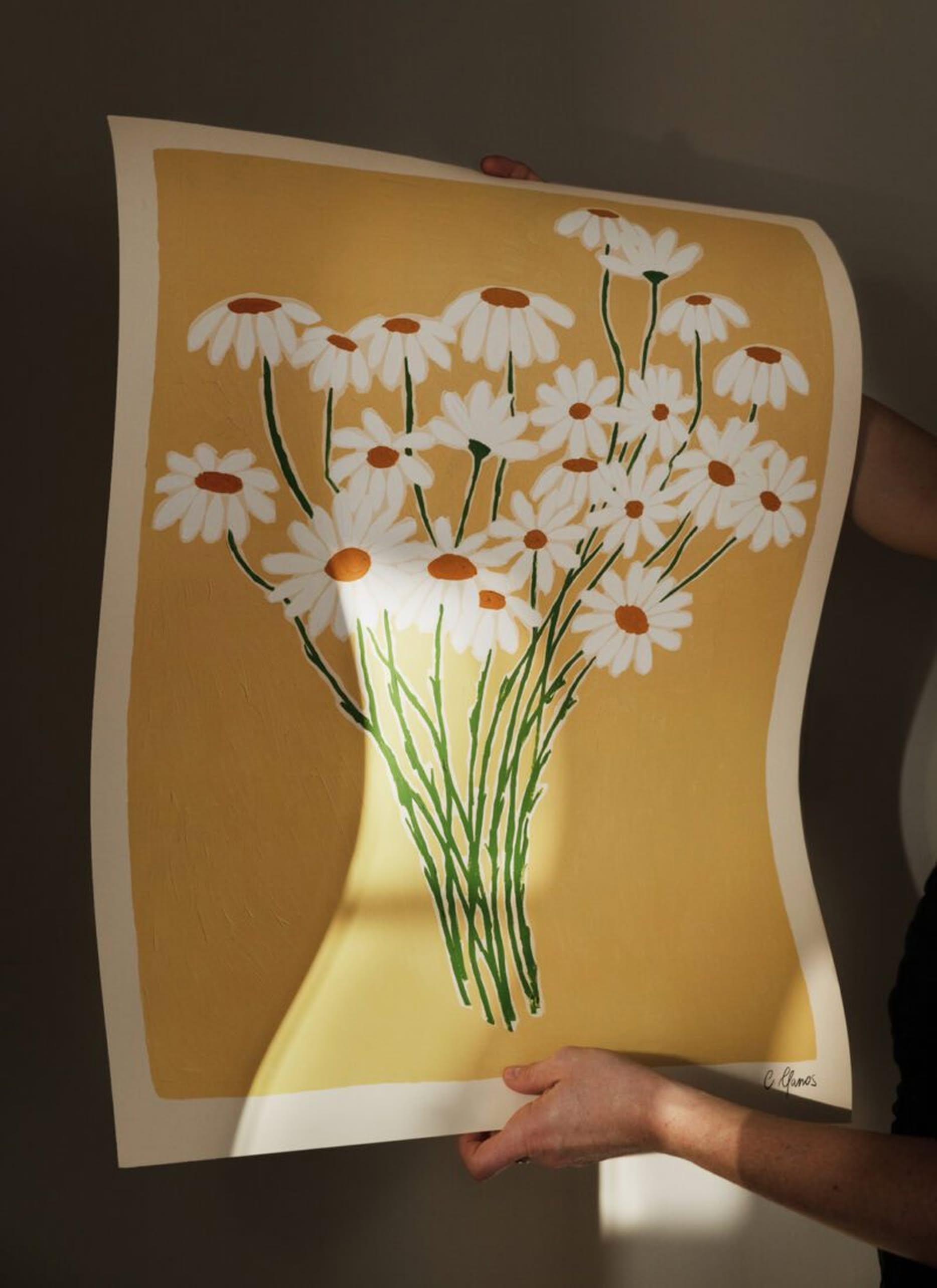 The Poster Club Carla Llanos - Daisies (30x40) - Poster