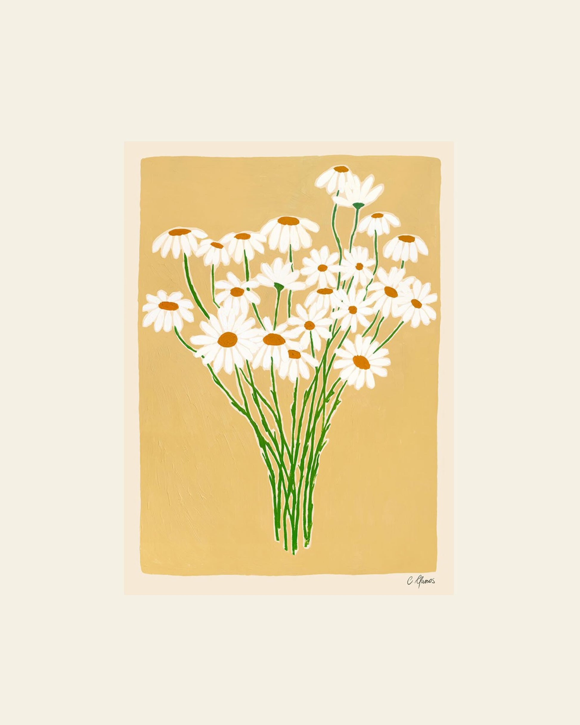 The Poster Club Carla Llanos Daisies (50x70) Poster