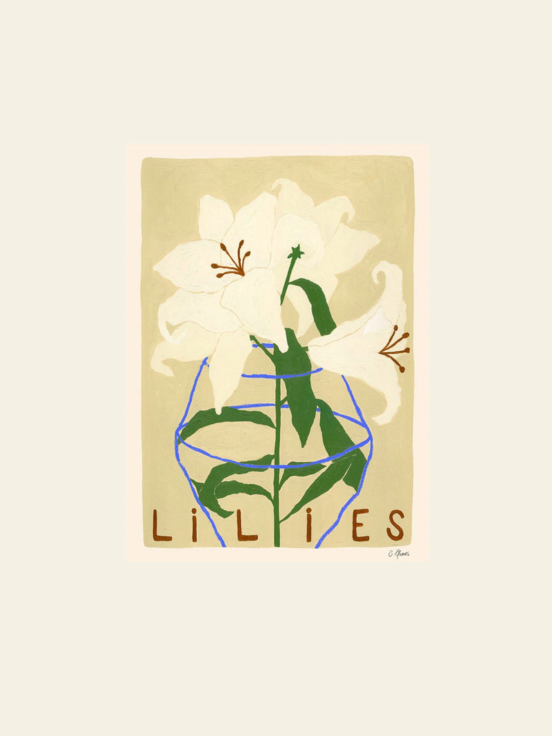 The Poster Club Carla Llanos - Lilies (30x40) - Poster