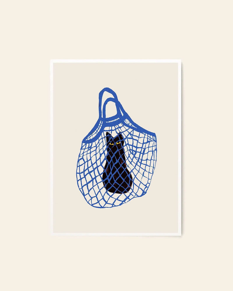 The Poster Club Chloe Purpero Johnson - The Cat’s In The Bag (50x70)