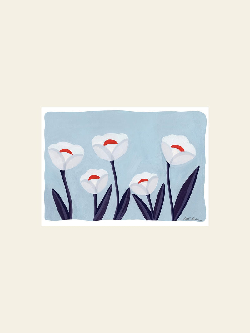 The Poster Club Iga Kosicka - Flowers 01 (30x40) - Poster
