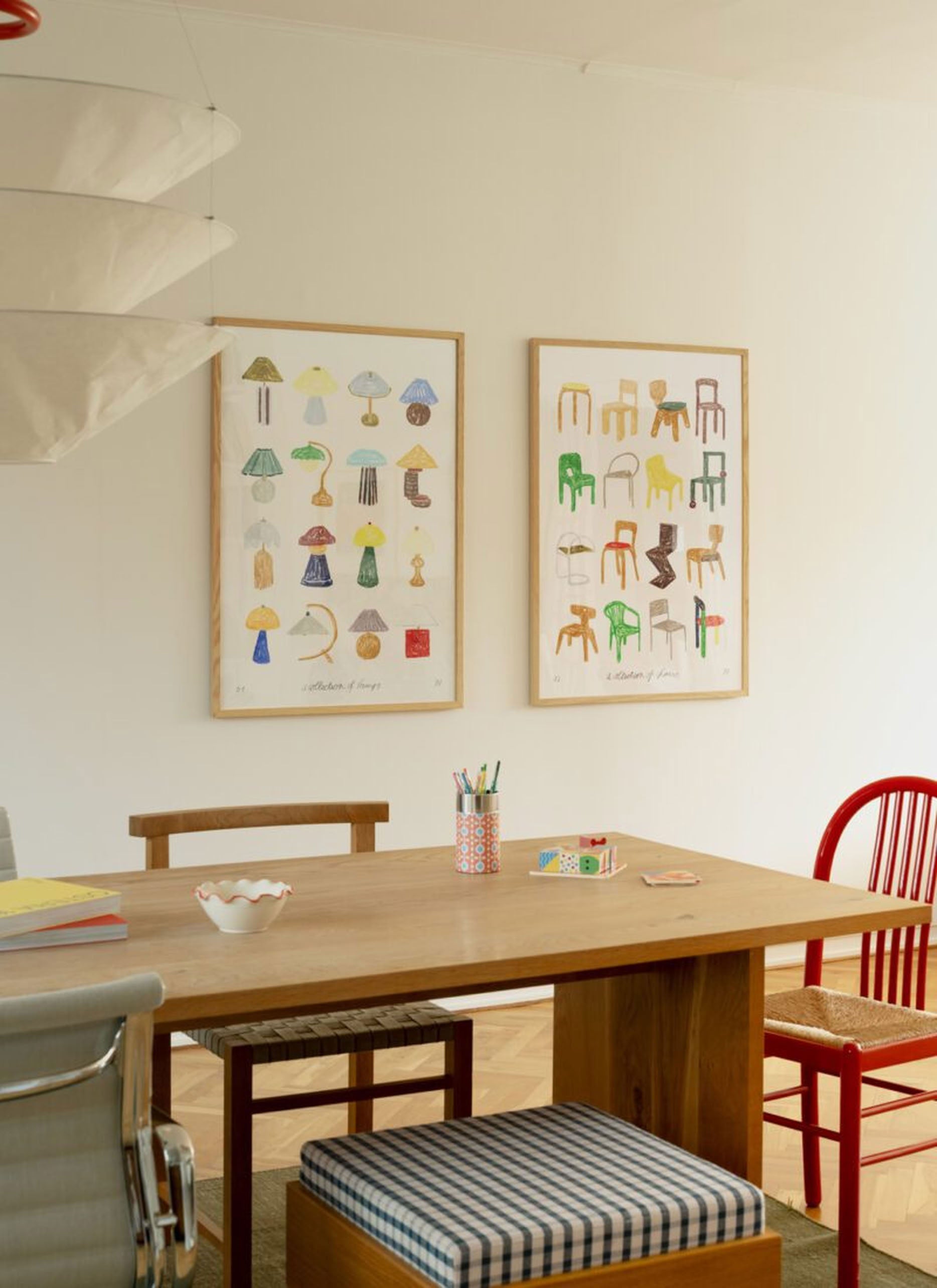 The Poster Club Isabelle Vandeplassche A Collection of Chairs (30x40) Poster