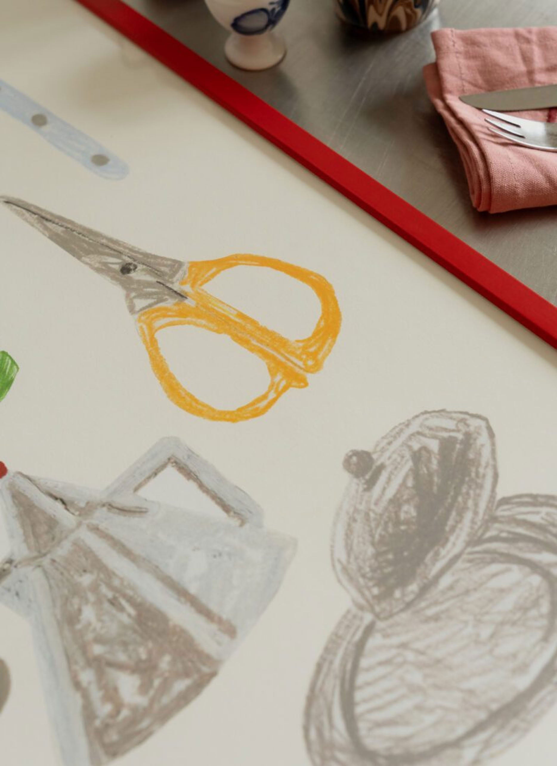 The Poster Club Isabelle Vandeplassche A Collection of Kitchen Objects (50x70) Poster
