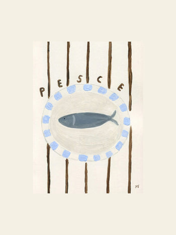 The Poster Club Isabelle Vandeplassche Pesce (30x40) Poster