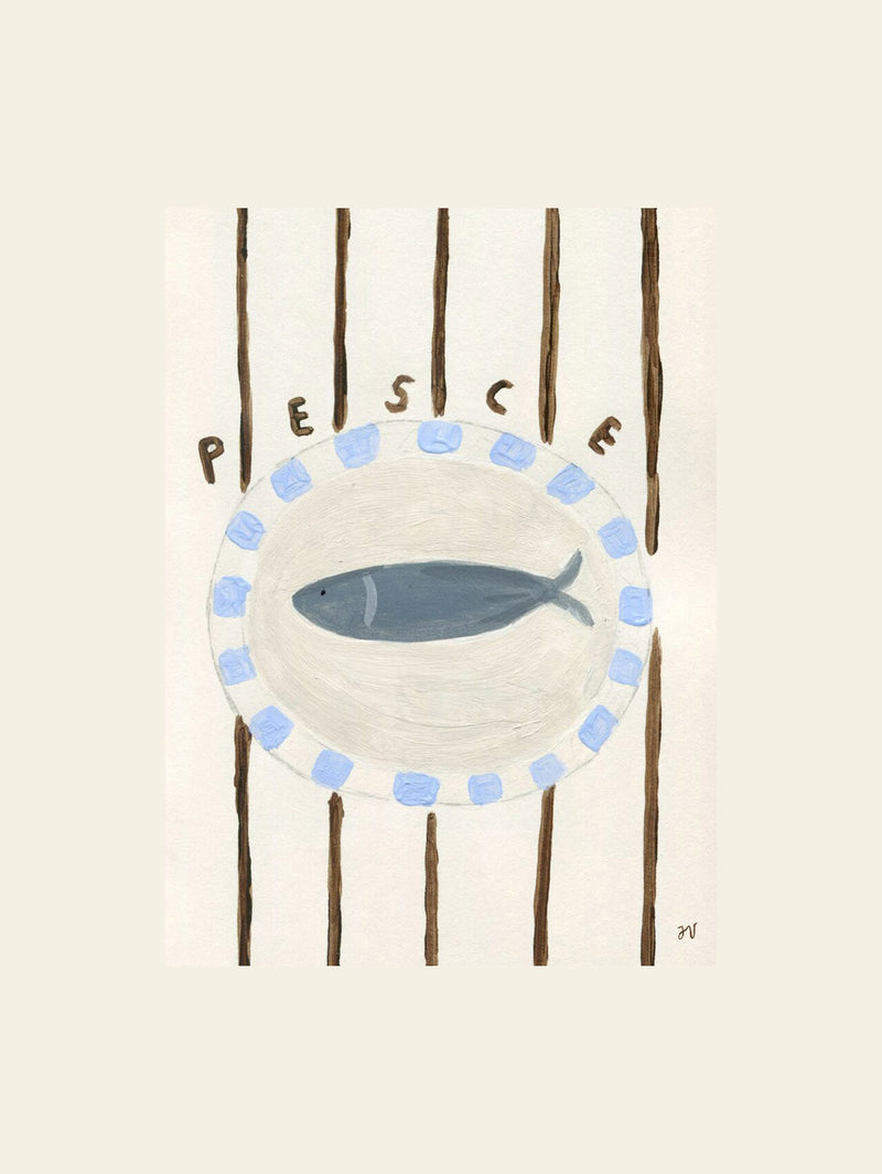 The Poster Club Isabelle Vandeplassche - Pesce (30x40) - Poster