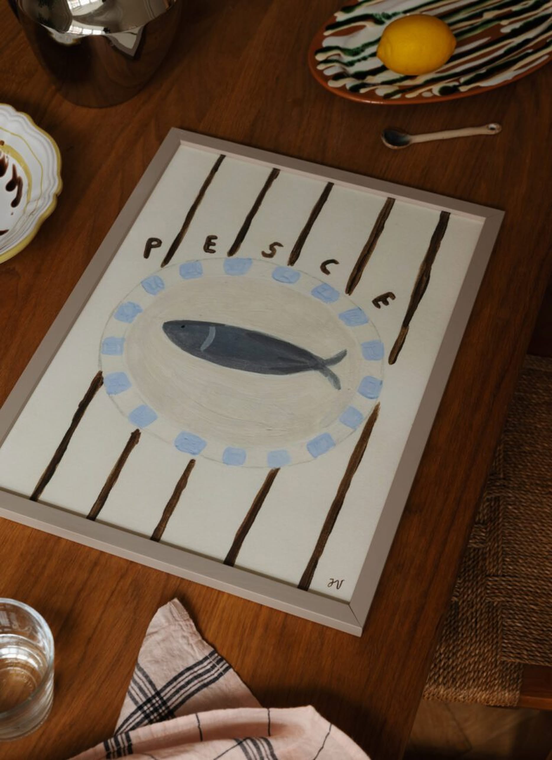 The Poster Club Isabelle Vandeplassche - Pesce (30x40) - Poster