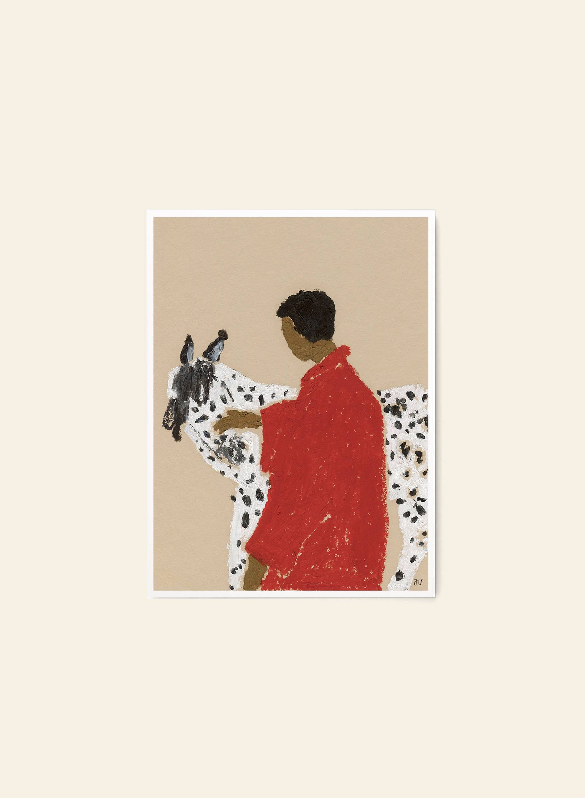 The Poster Club Isabelle Vandeplassche Spotted Horse 30x40 Poster