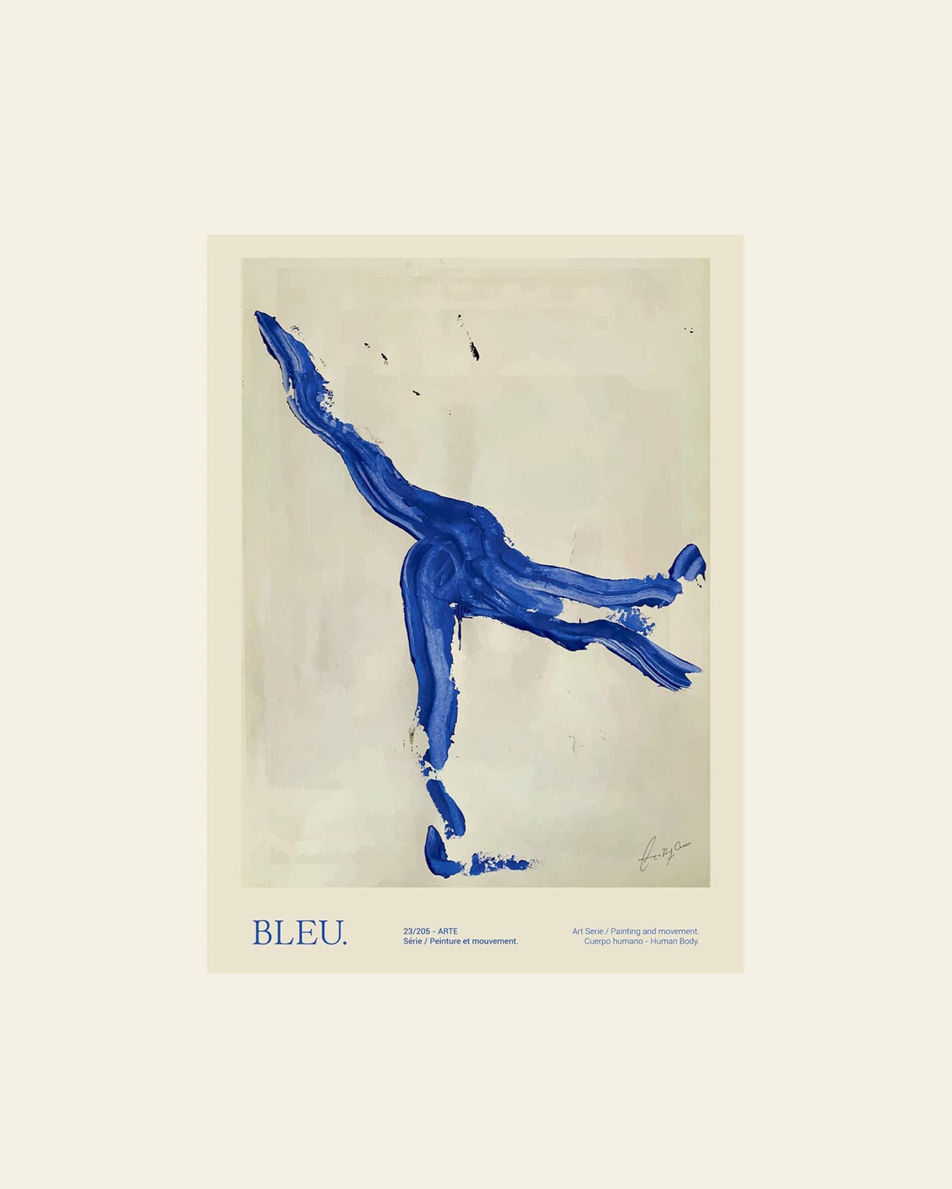 The Poster Club Lucrecia Rey Caro Bleu (50x70) Poster