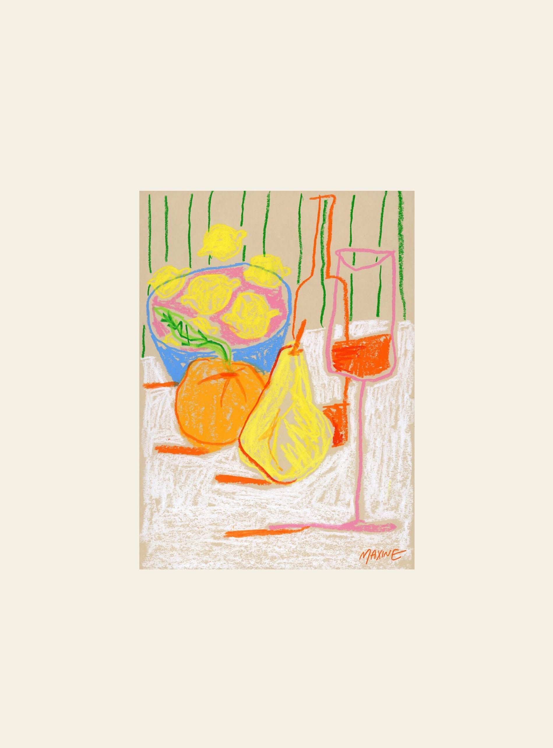 The Poster Club Maxine McCrann Late Afternoon Still Life (30x40) Poster