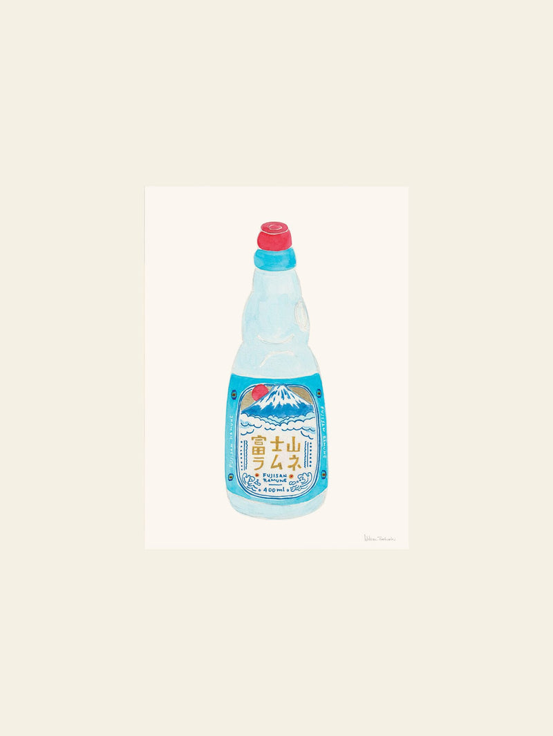 The Poster Club Melina Pecharki - Fujisan Ramune (30x40) - Poster