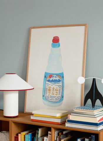 The Poster Club Melina Pecharki Fujisan Ramune (30x40) Poster