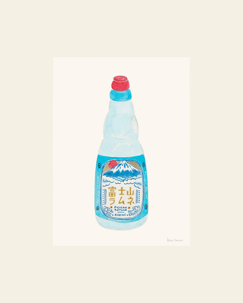 The Poster Club Melina Pecharki - Fujisan Ramune (50x70) - Poster