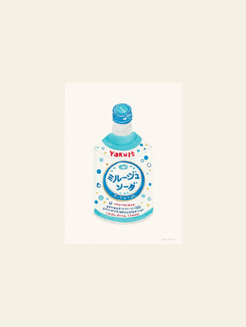 The Poster Club Melina Pecharki Yakult Soda (30x40) Poster