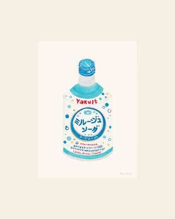 The Poster Club Melina Pecharki Yakult Soda (50x70) Poster