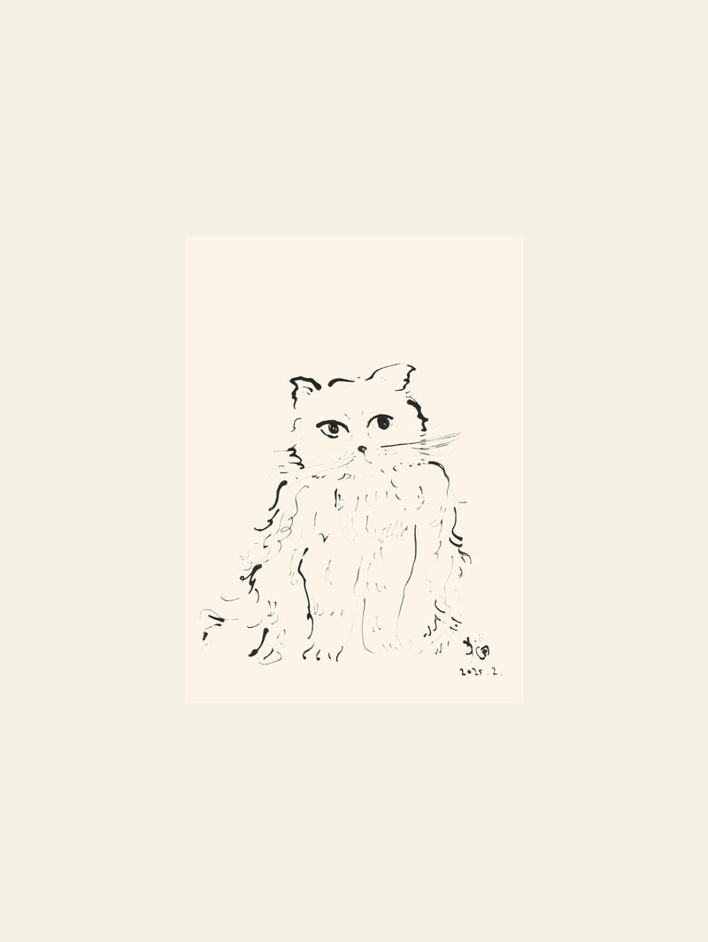 The Poster Club Oamul - Cat (30x40) - Poster