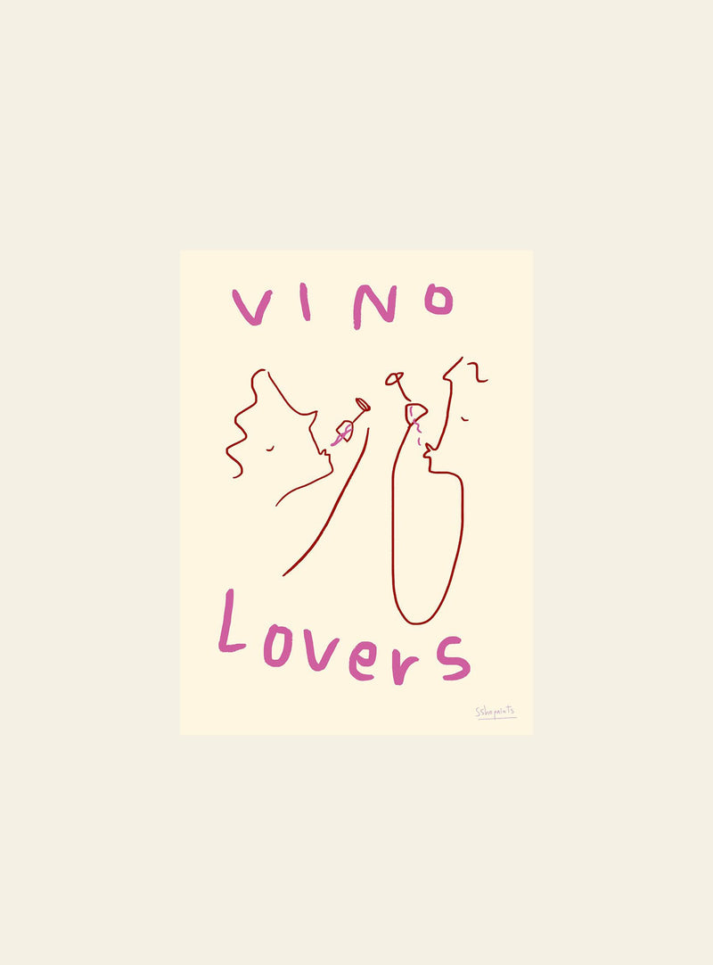 The Poster Club Ruby Hughes - Vino Lovers (30x40) - Poster